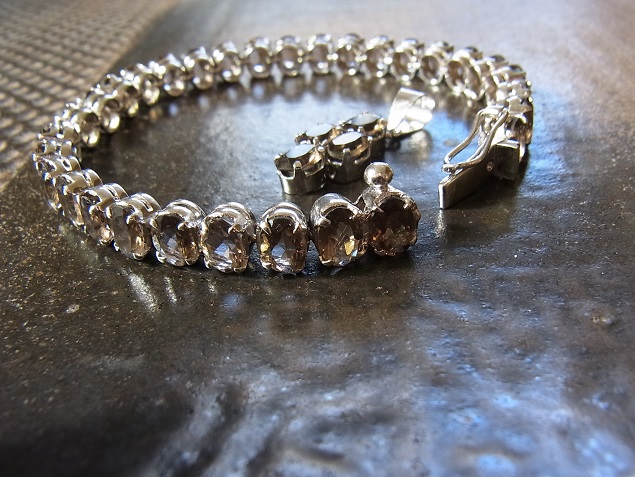 画像: 　Brown quartz jewelry set 925SV