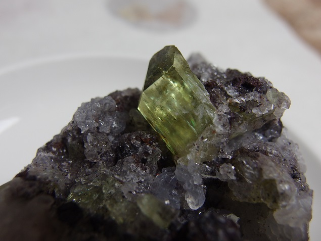 画像1: グリーンアパタイト　結晶原石　特価