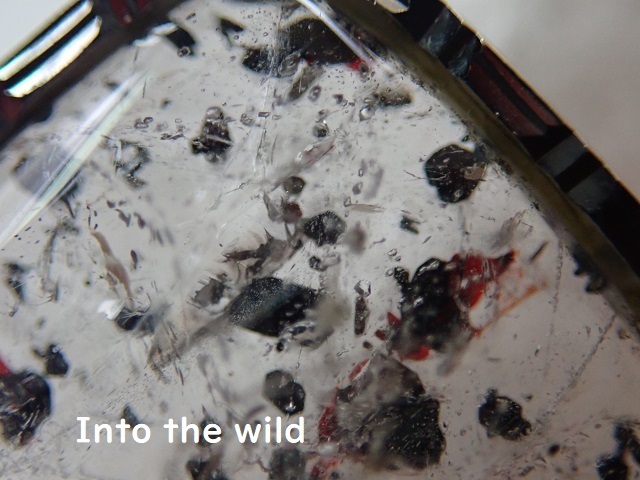画像1: INTO THE　WILD　premium Hemataite in quartz　II　銀製ペンダントトップ